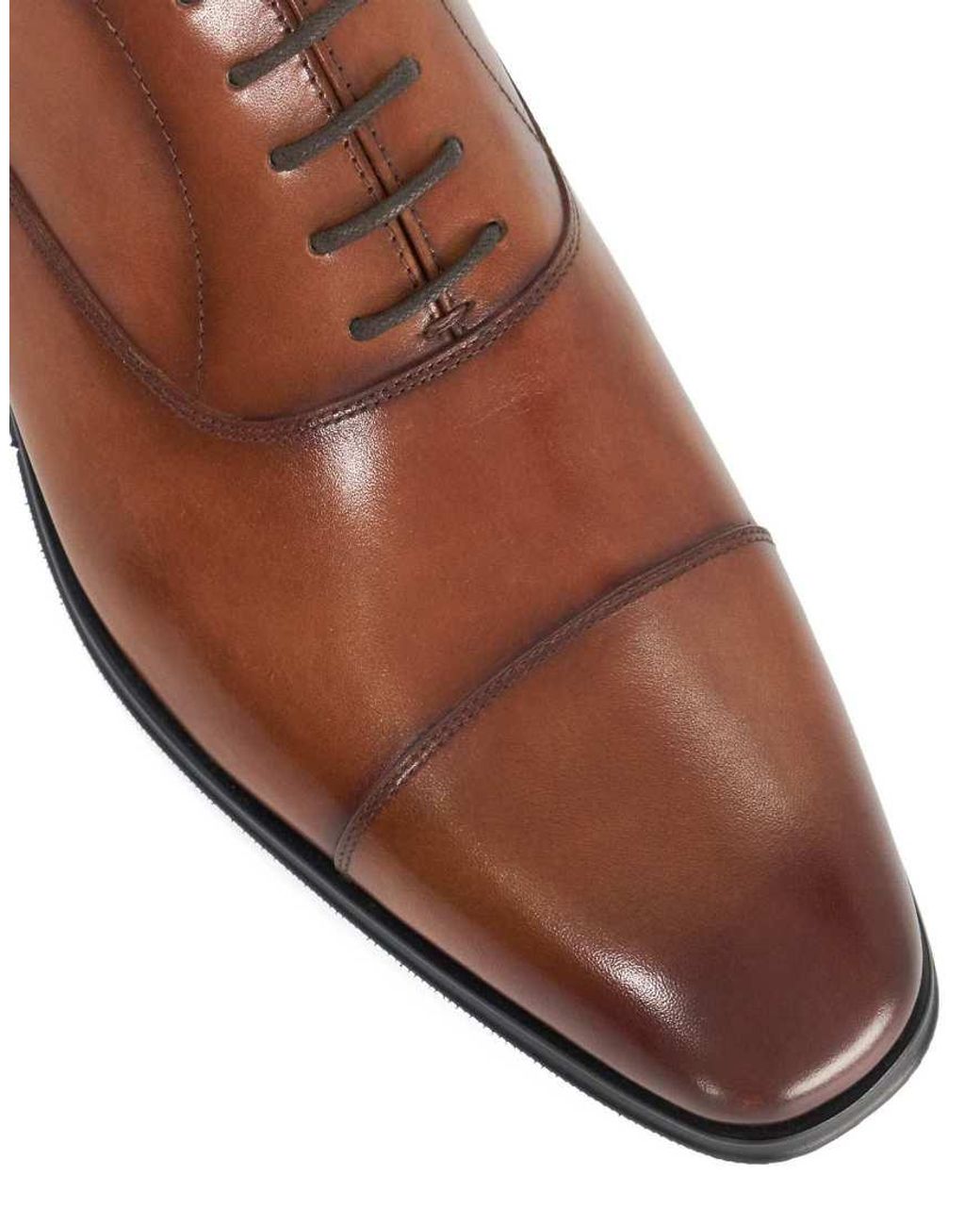 Dune Brown Solver Oxford Shoes for men