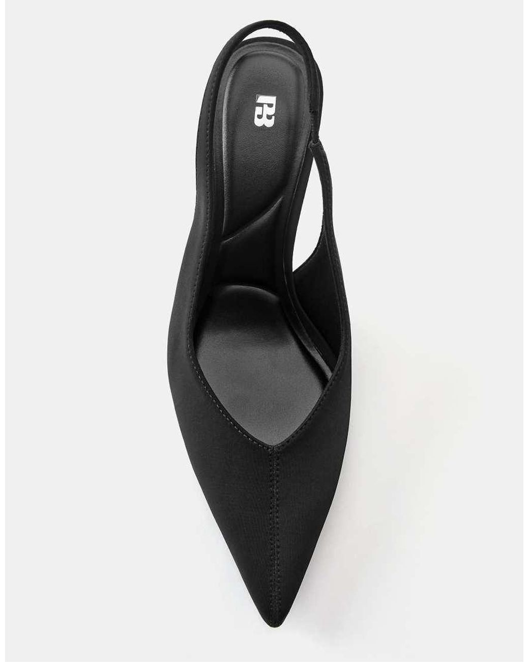 Pull&Bear Black Slingback Heels