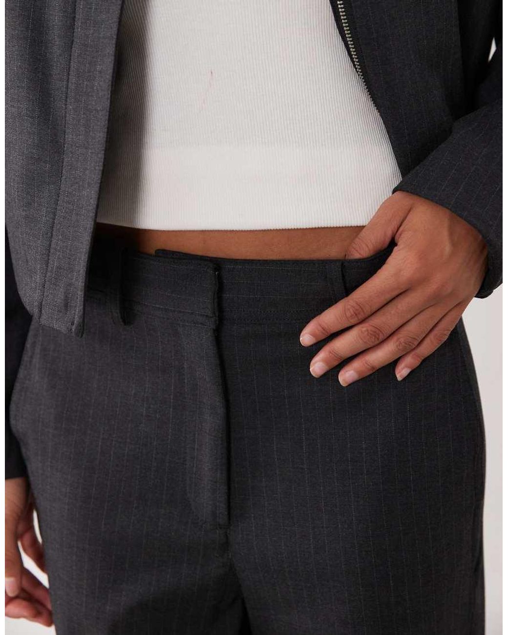Mango Gray Souffle Relaxed Trouser Co-Ord
