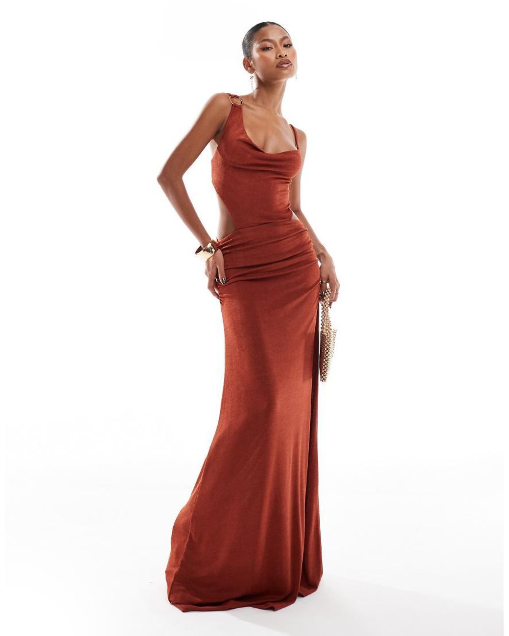 Asos slinky maxi dress hotsell