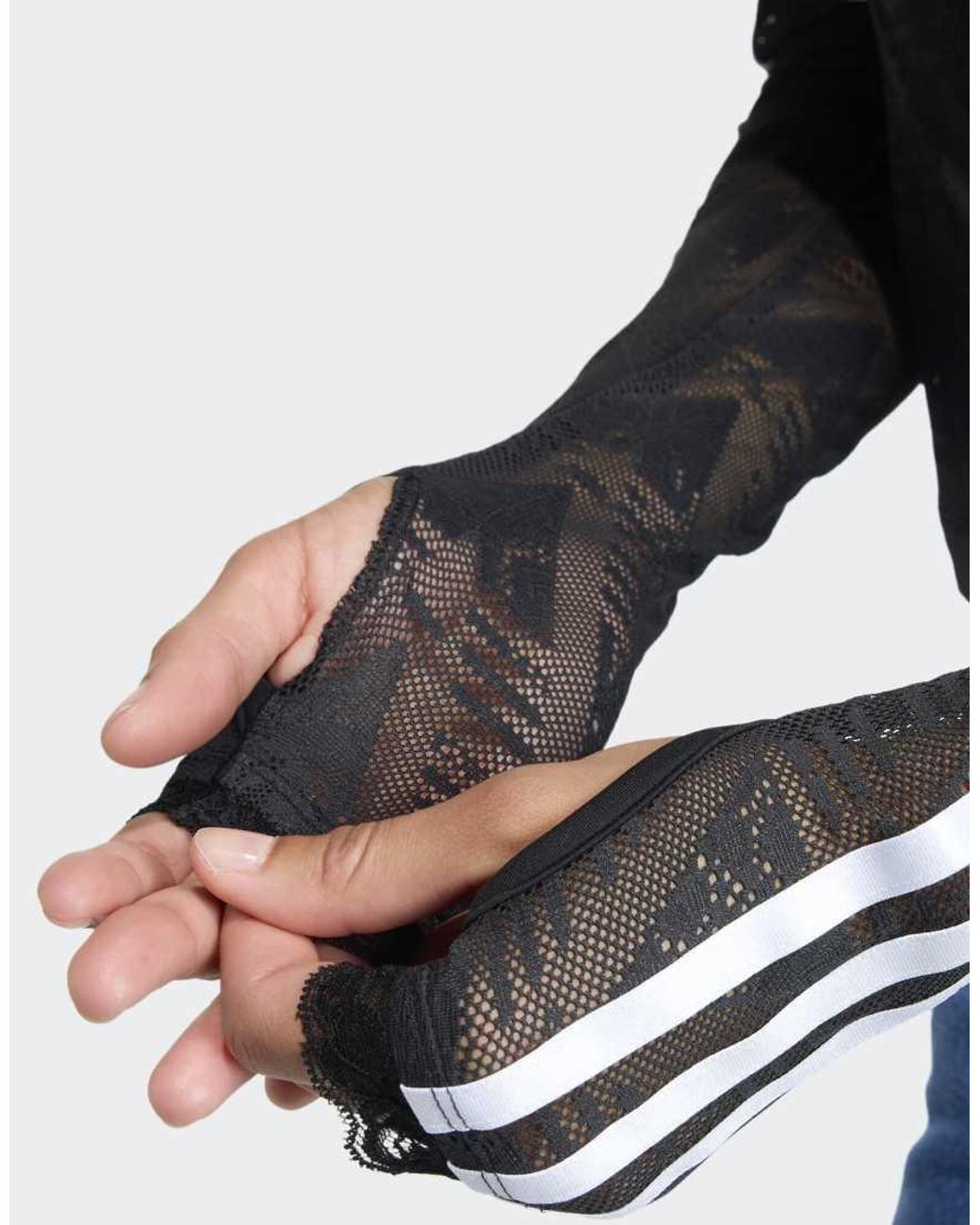 Adidas Originals Blue Lace Bardot Top