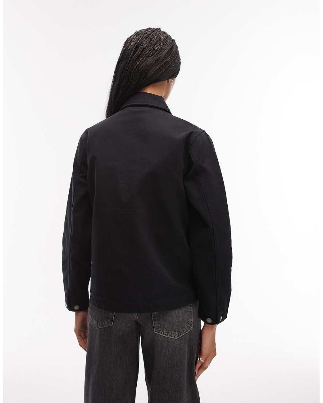 Dickies Black Unlined Canvas Chore Jacket