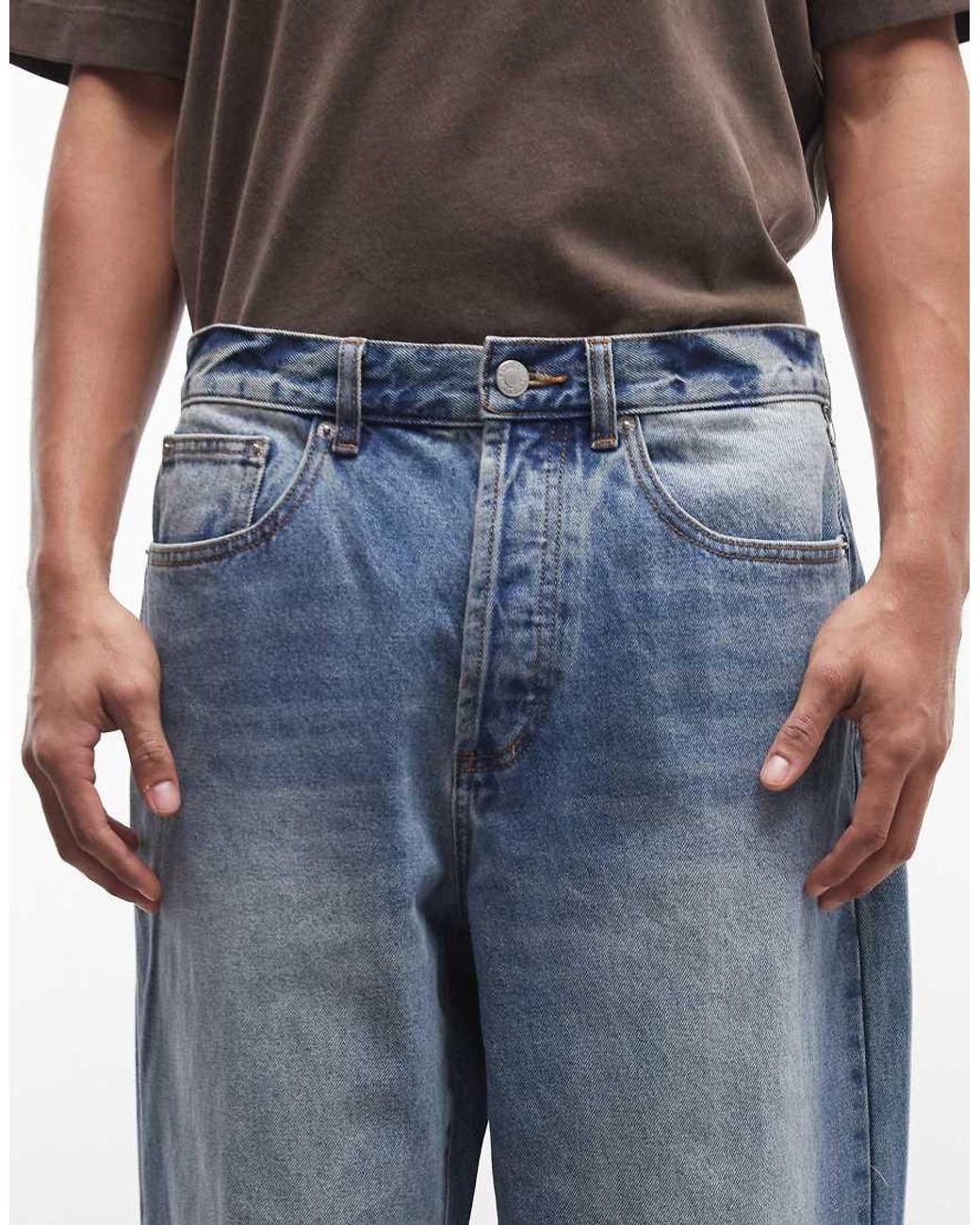 Obey Blue Classic baggy Vintage Jeans for men