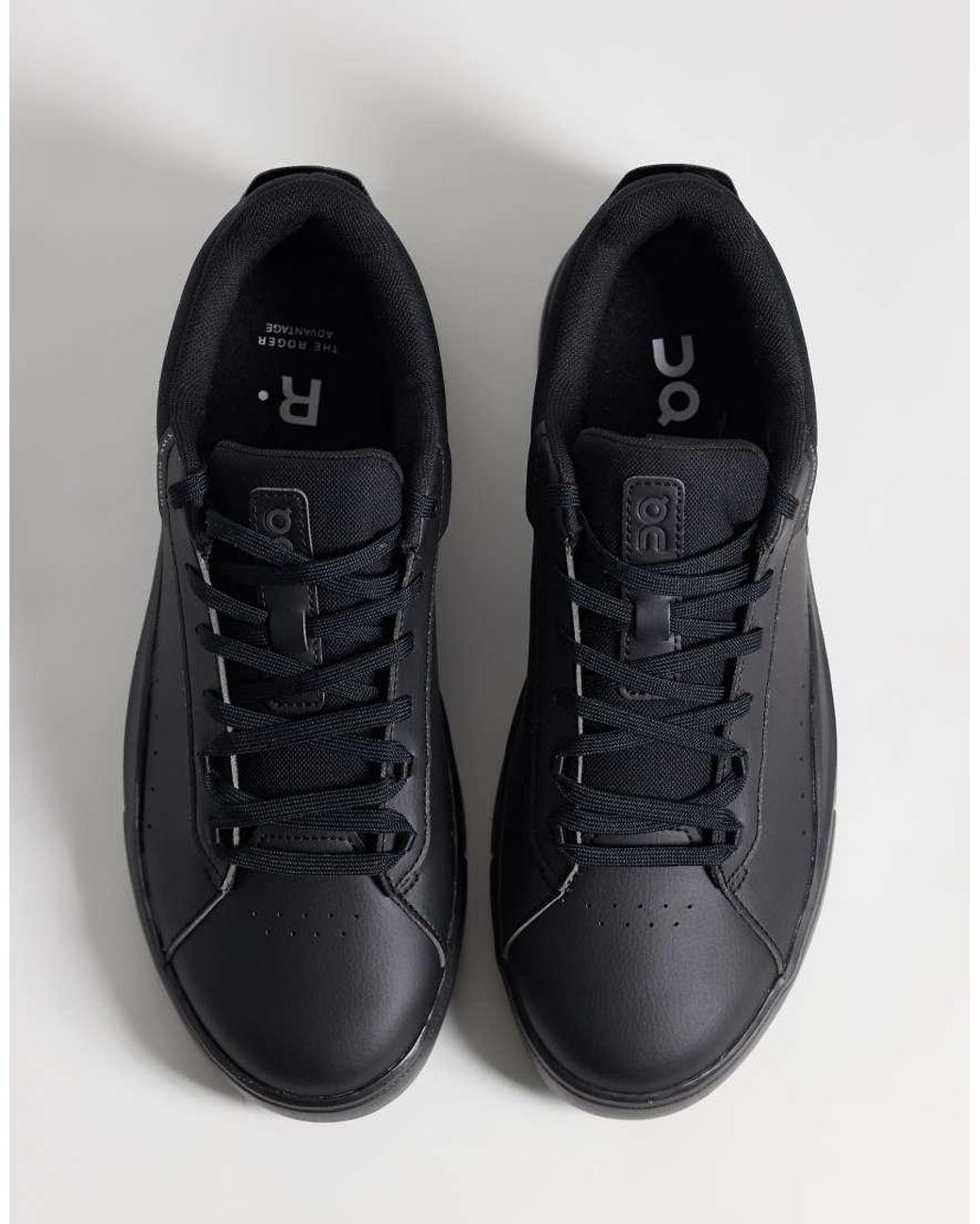On Shoes Black The Roger Advantage Tennis Trainers for men