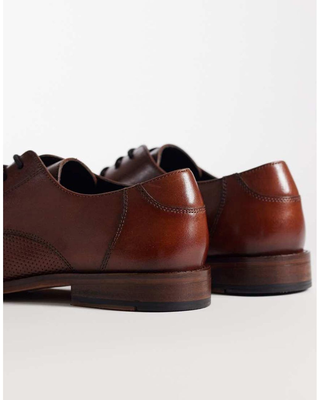 ASOS Brown Lace Up Derby Shoes for men