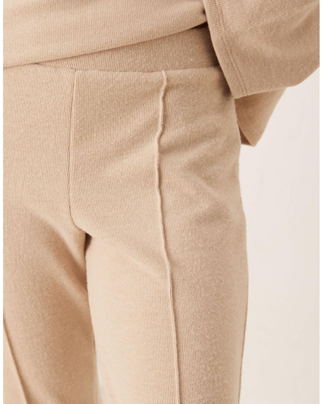 ASOS Natural Supersoft Flare Trouser