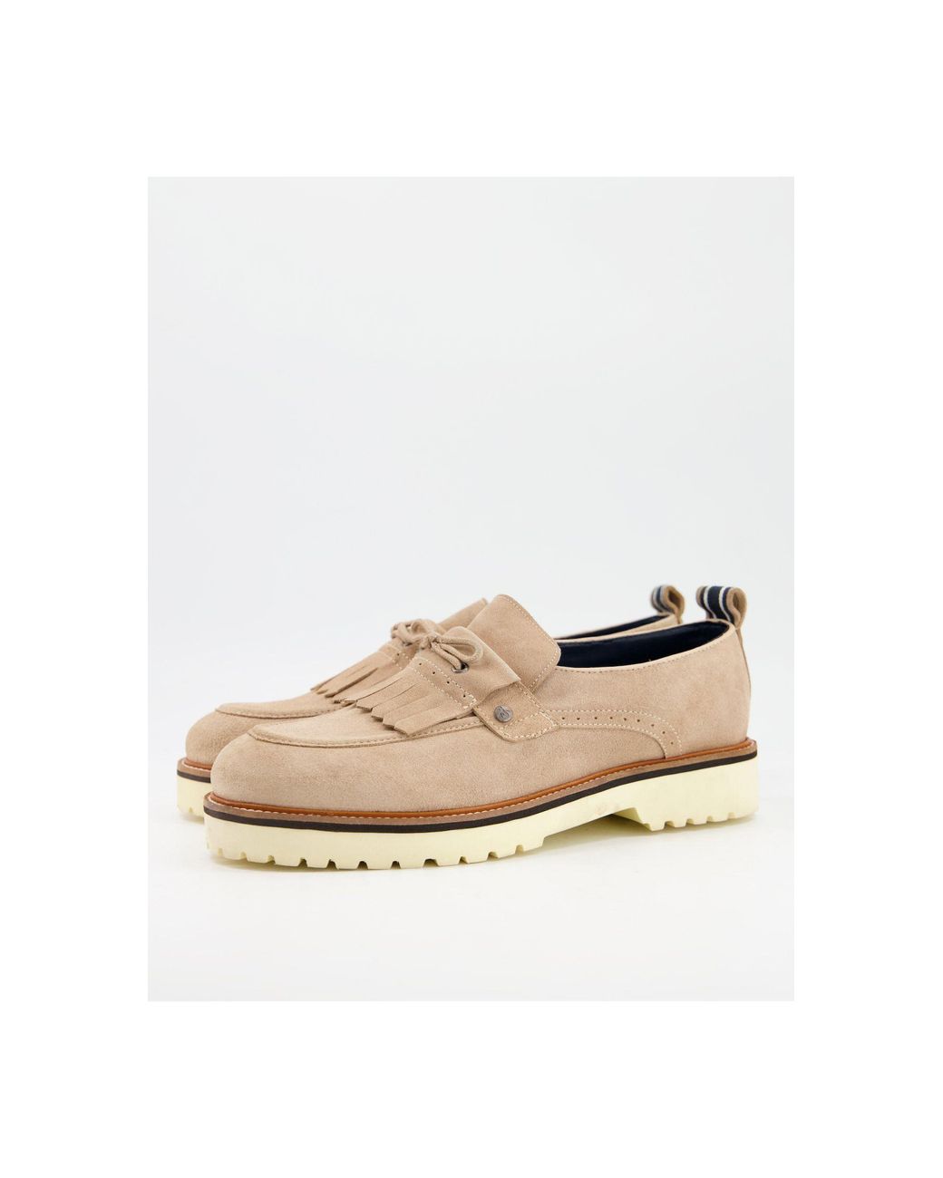 Chunky fringe shop loafers
