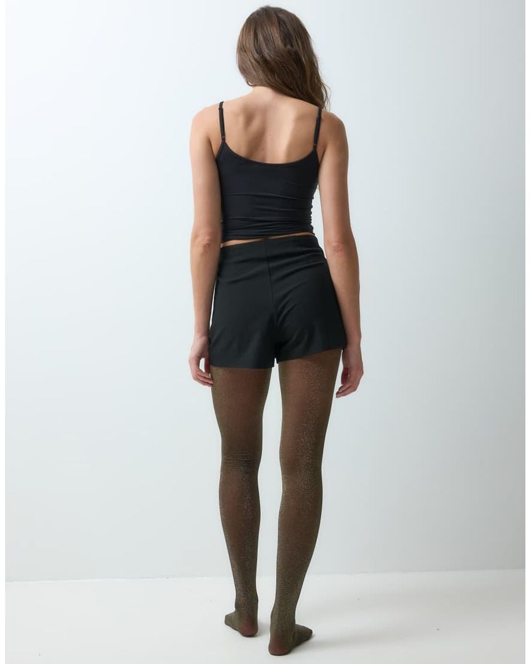 ASOS Brown Glitter Tights