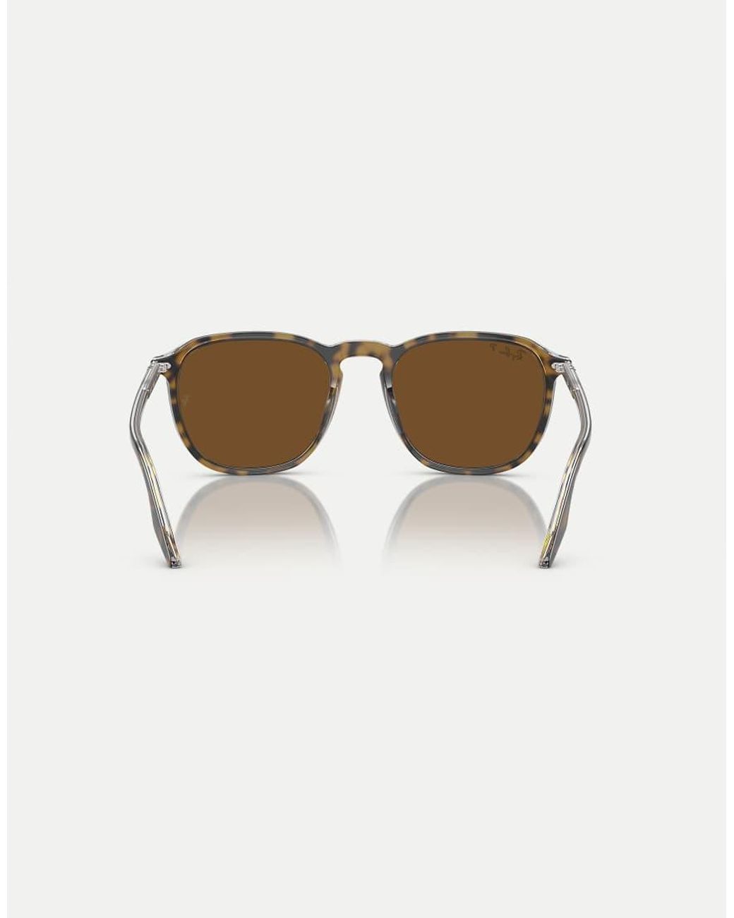 Ray-Ban Natural Rb2203 Square Polarised Sunglasses With Lens
