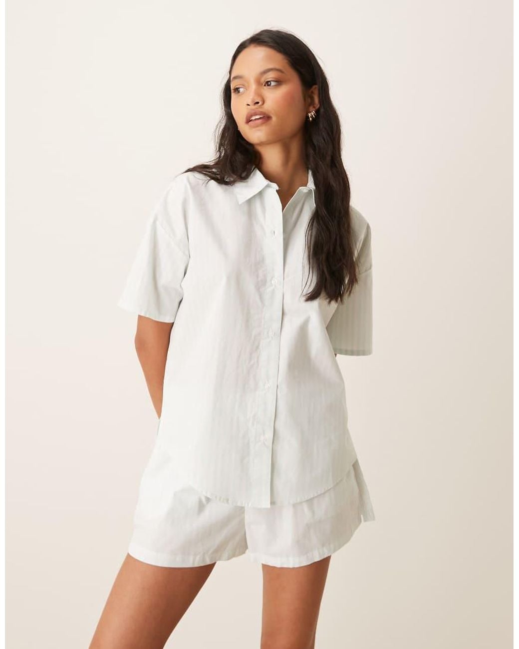 Calvin Klein White Short Set