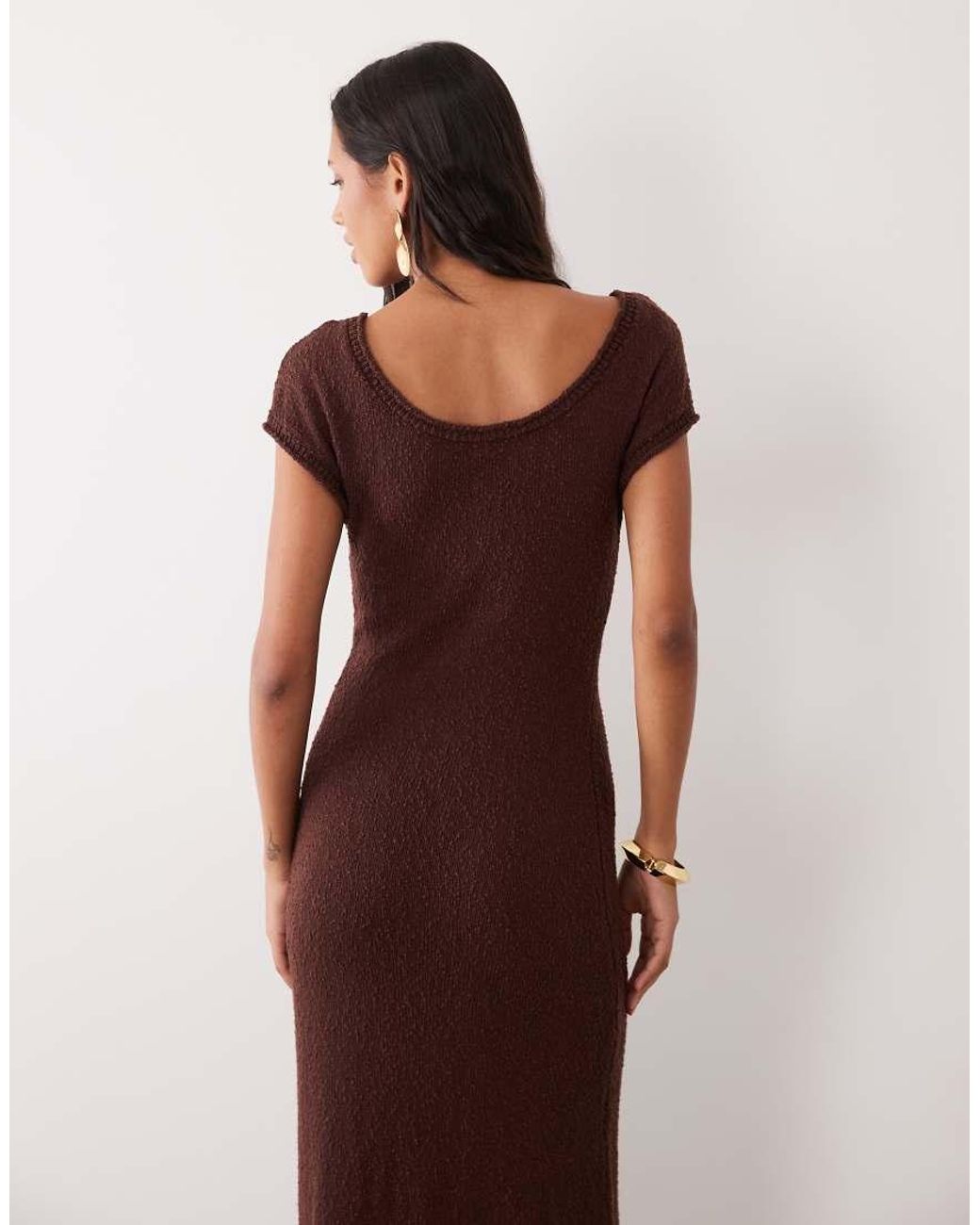 Vestito Maxi di 4th & Reckless in Brown