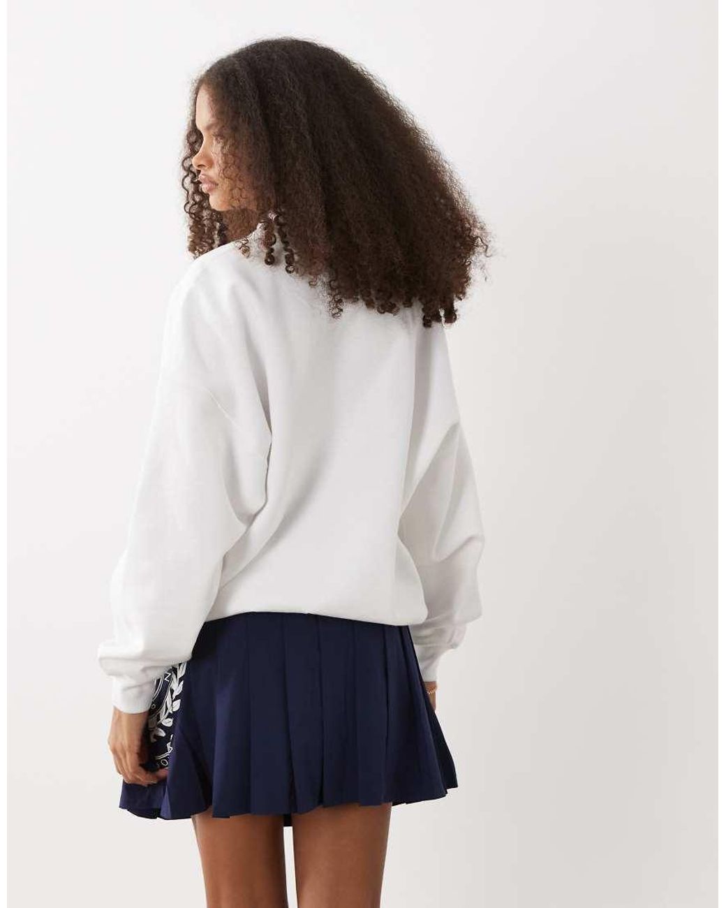 Polo Ralph Lauren White Wimbledon Capsule Polo Sweatshirt With Crest Embroidery