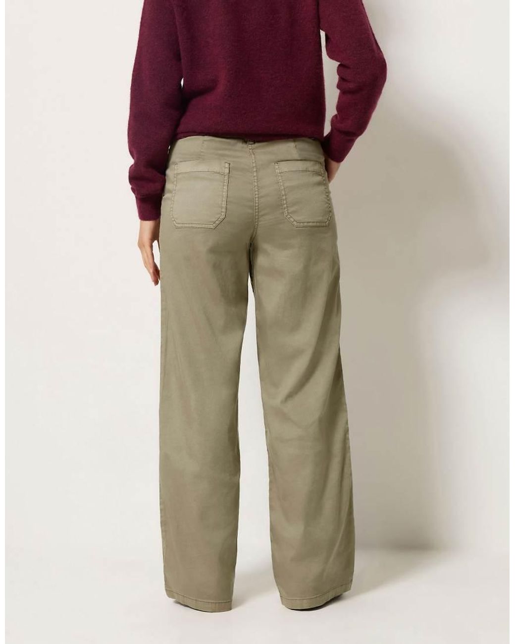 Long Tall Sally Red Cargo Wide Leg Trousers
