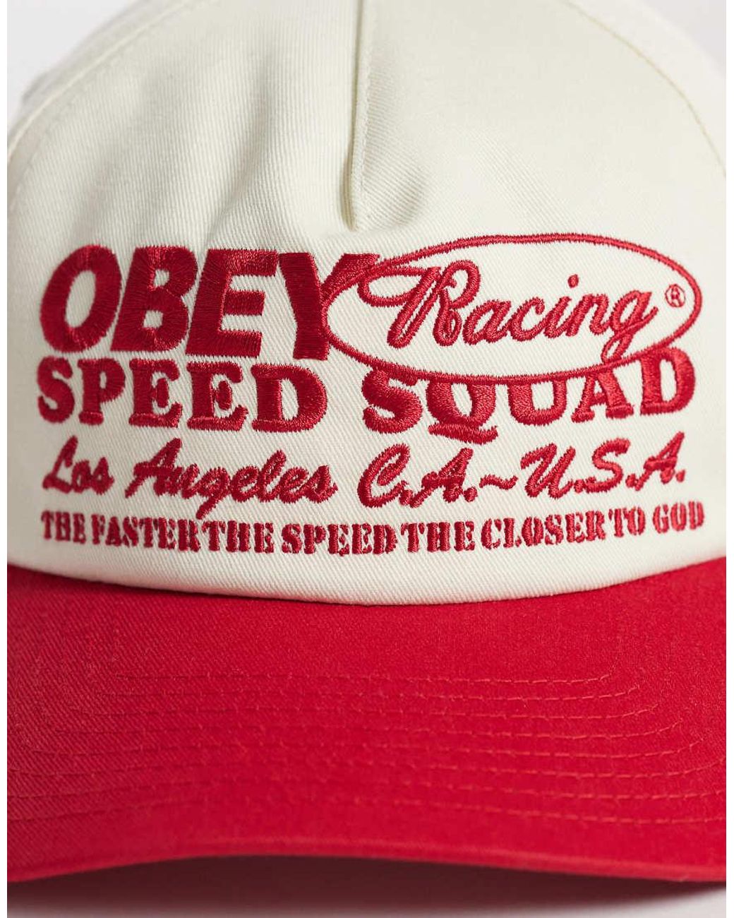 Speed Squard di Obey in Red da Uomo