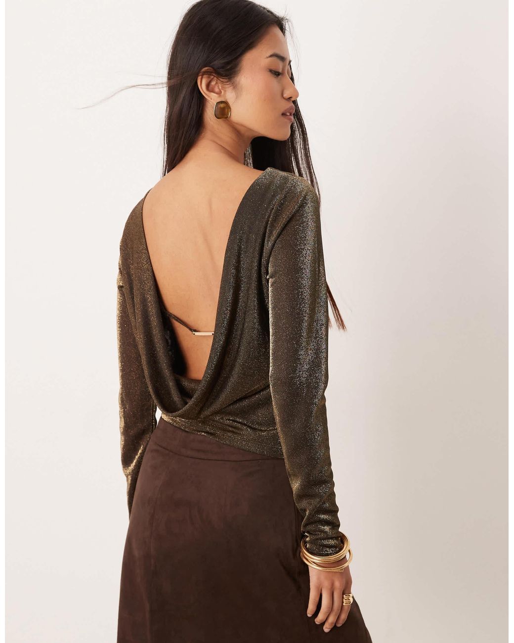 Abercrombie & Fitch Blue – langärmliges oberteil