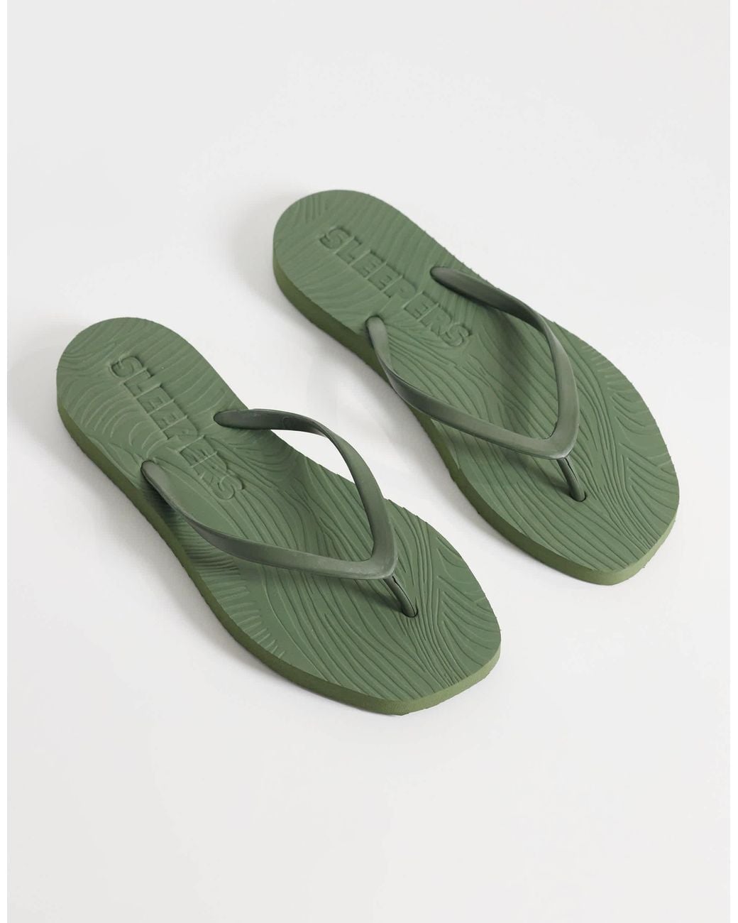 Sleeper Green Tapered Flip Flops