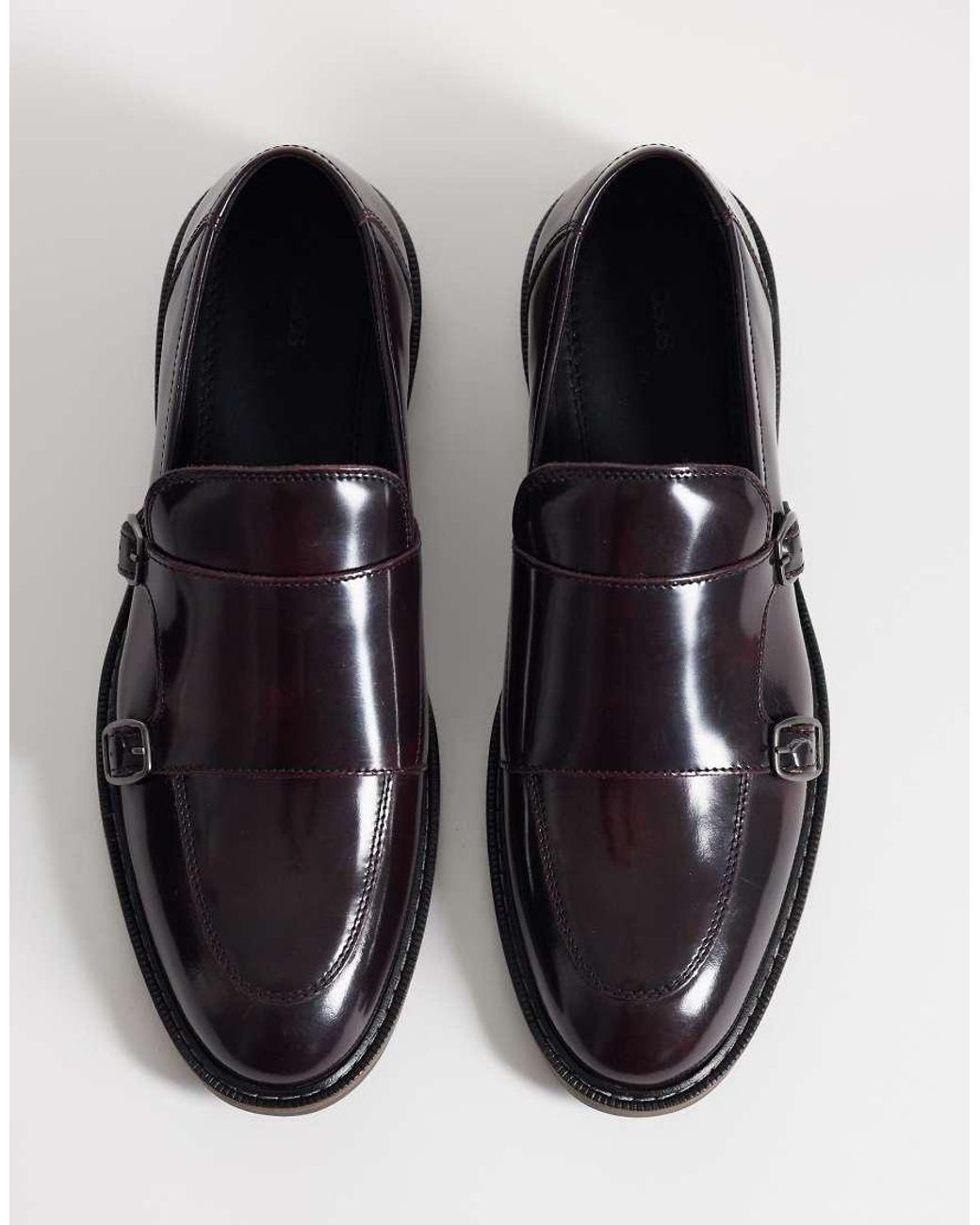 ASOS Red Monk Shoes for men