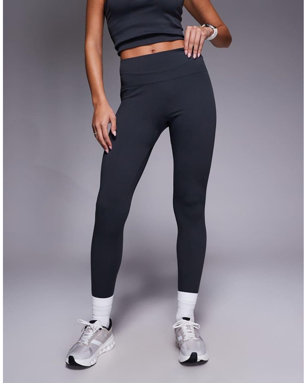 4505 Blue Seamless Sculpting High Waist Gym Leggings