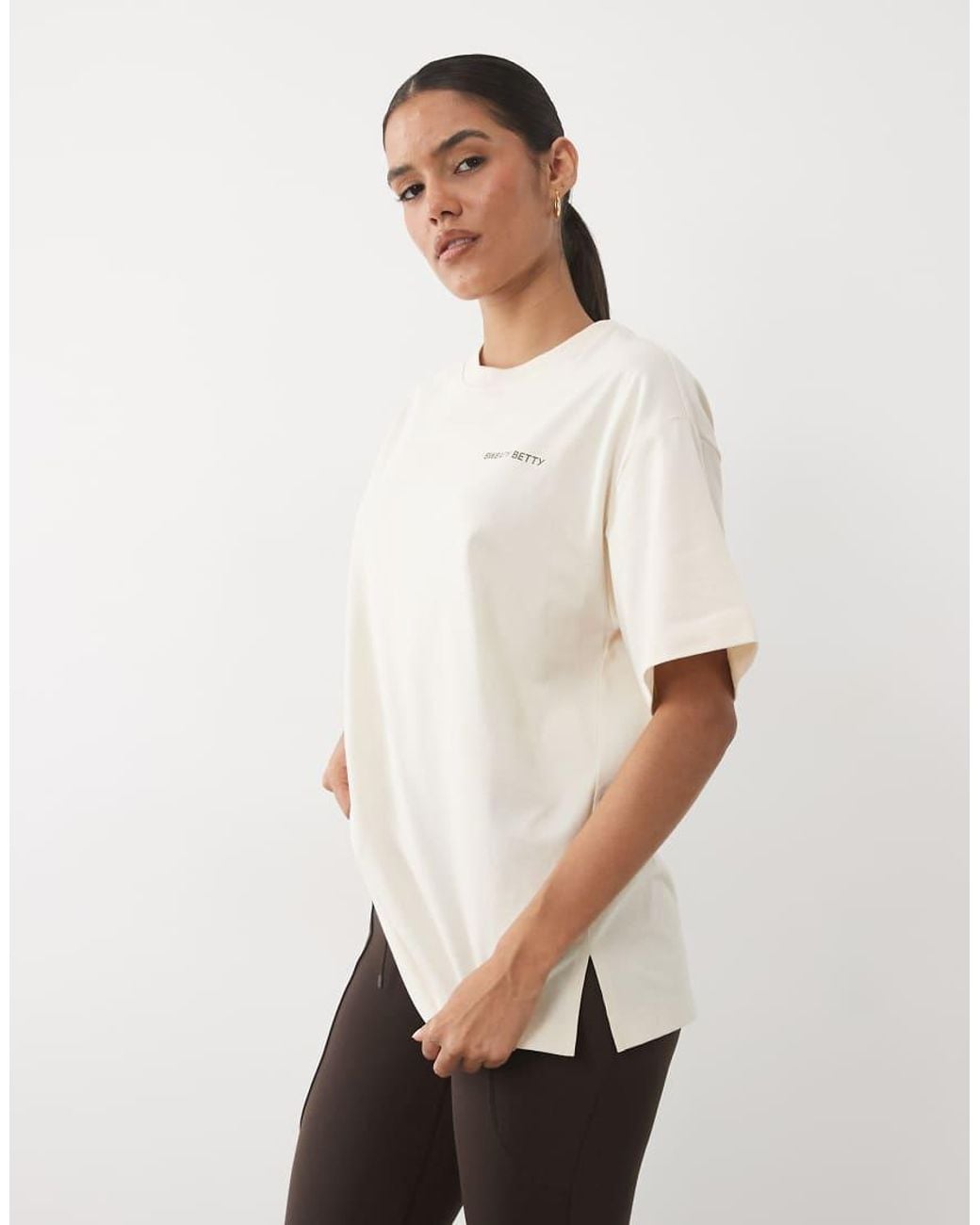 Sweaty Betty Natural British Heritage Graphic T-shirt