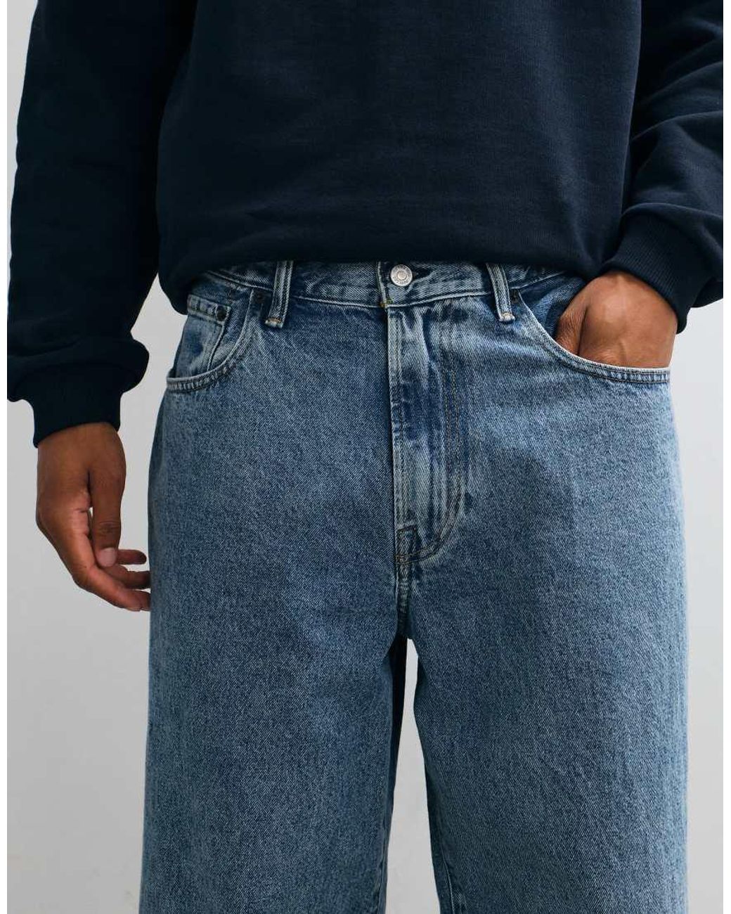 Gap Blue Super Baggy 5 Pocket Jeans for men