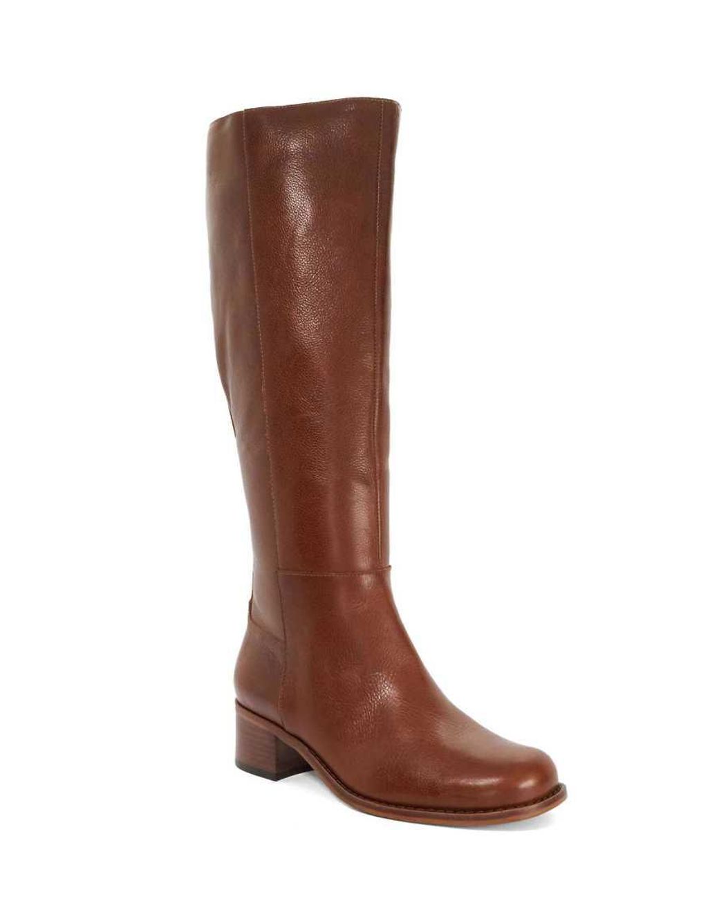 Dune Brown Wide Fit Wf Turner Knee High Boots