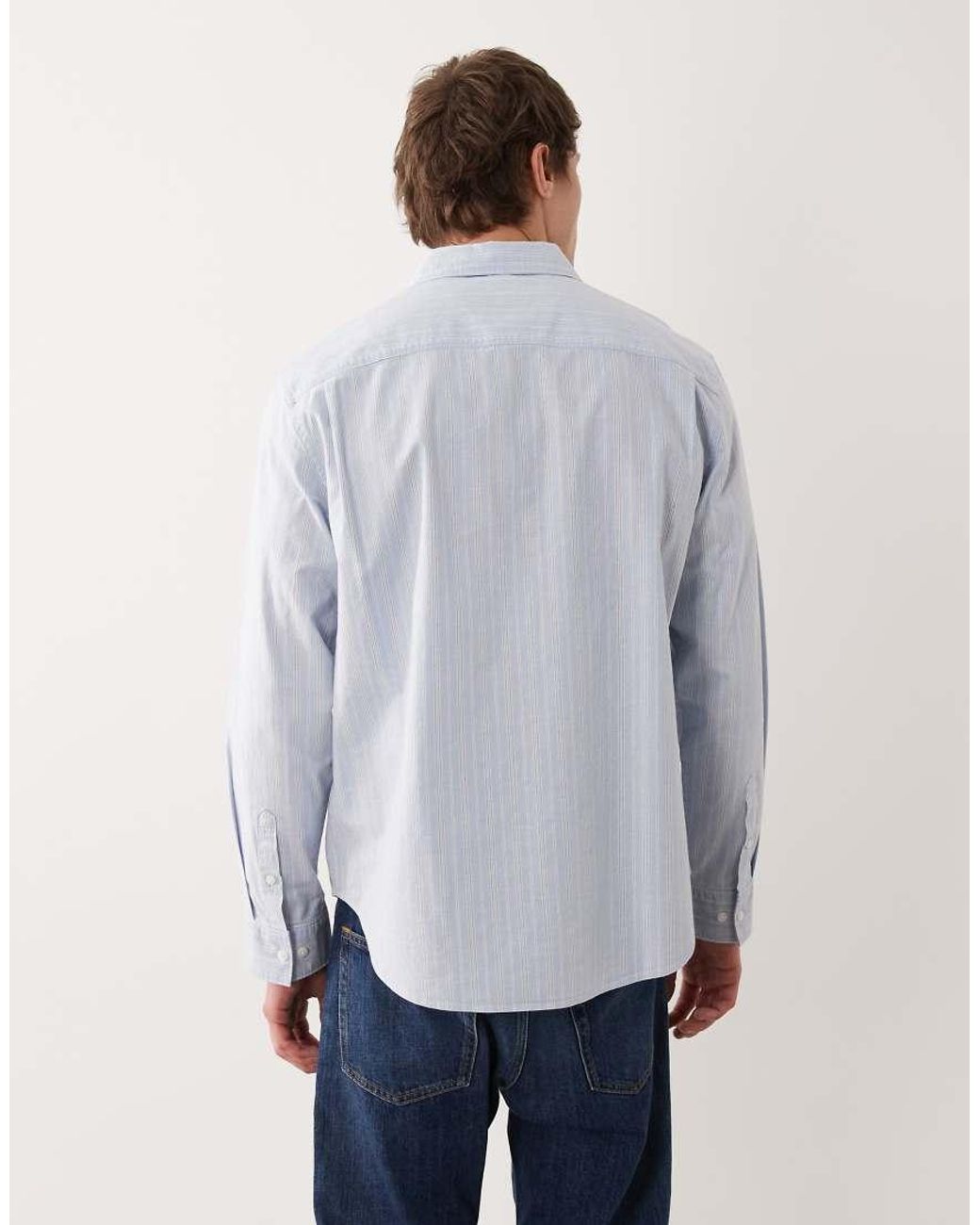 Calvin Klein Blue Oxford Shirt for men