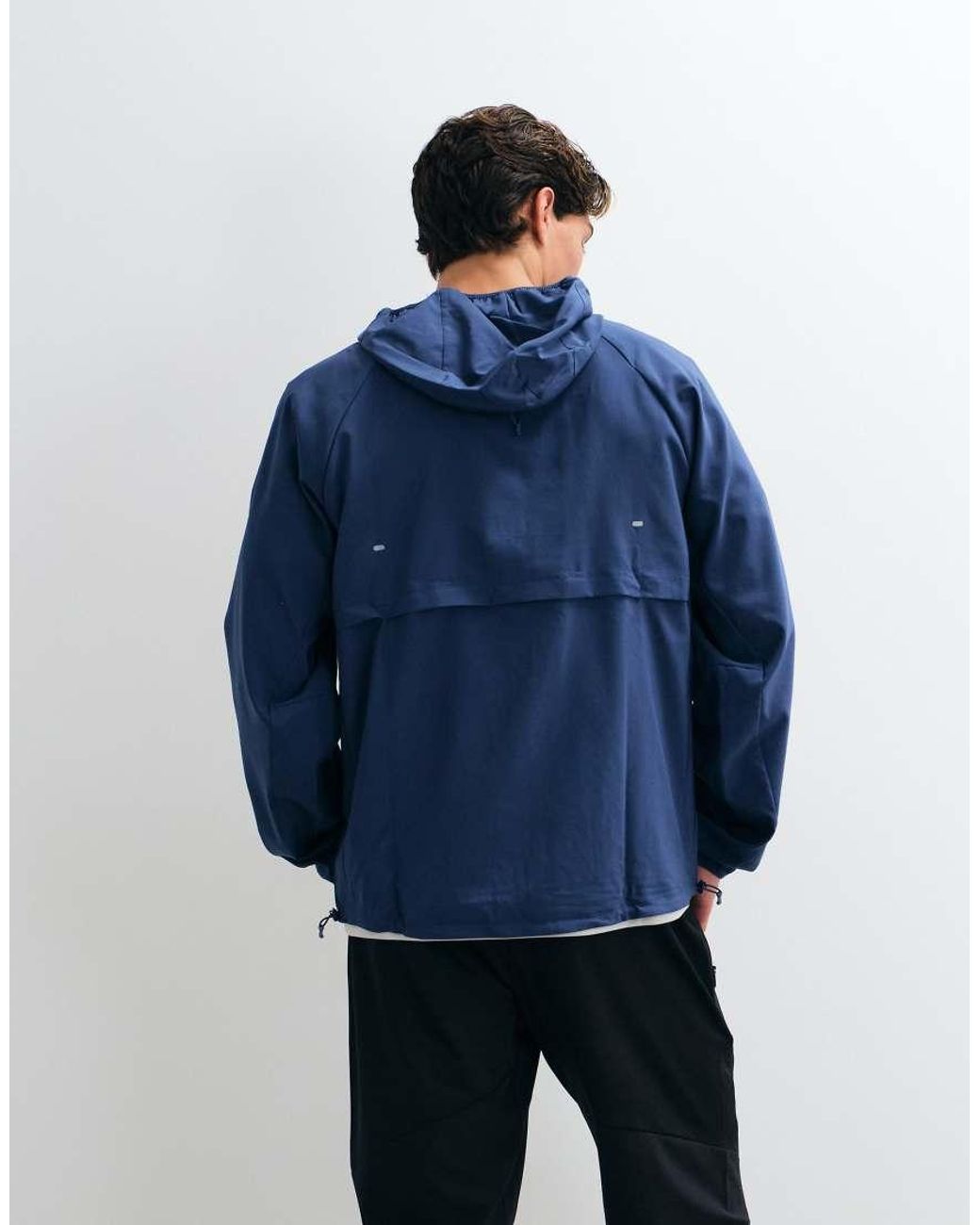 Adidas Originals Blue Adidas Running Essentials Jacket for men