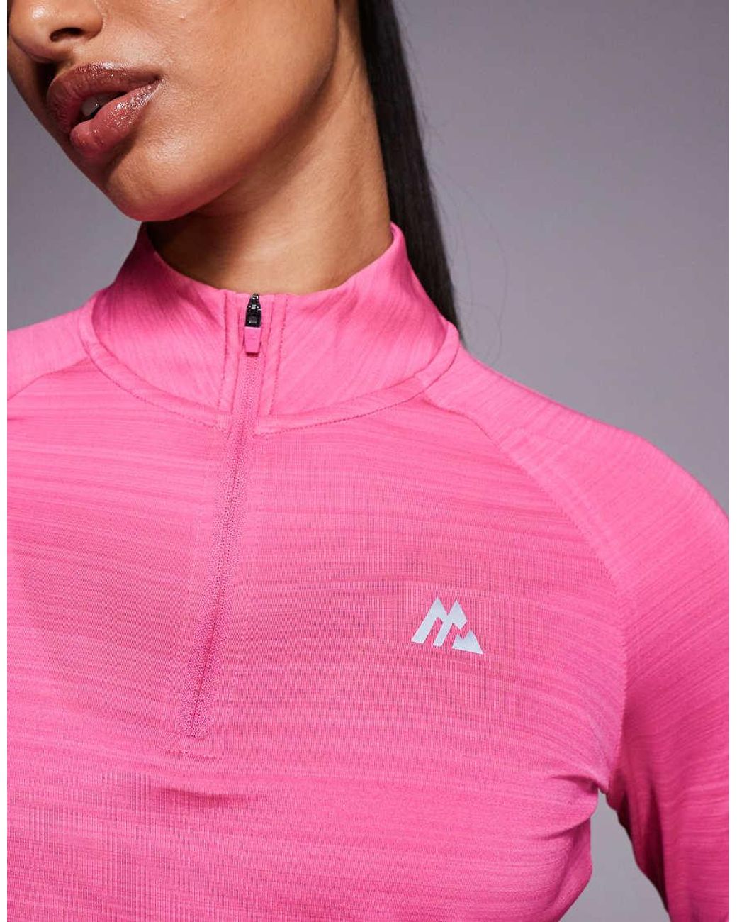 MONTIREX Pink Breathe Half Zip Top