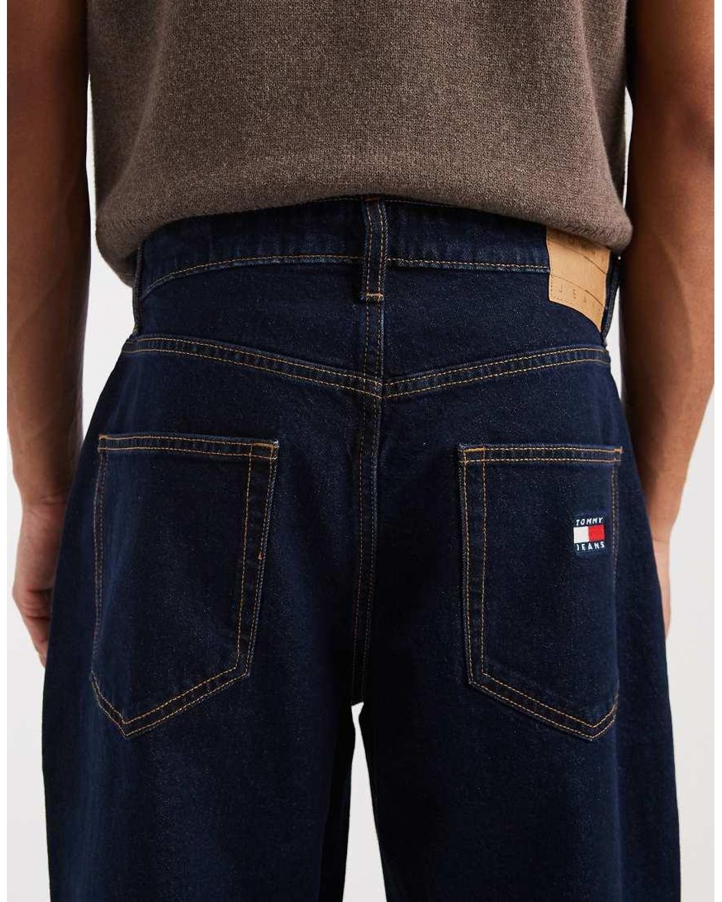 Tommy Hilfiger Blue Theo Baggy Jeans for men