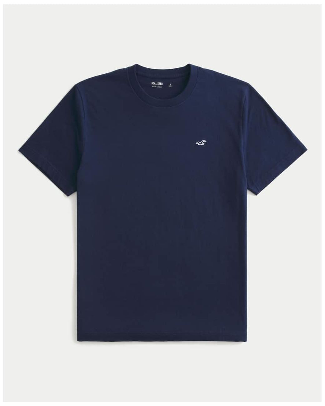 Hollister Blue Must-Have Cotton Icon Tee for men