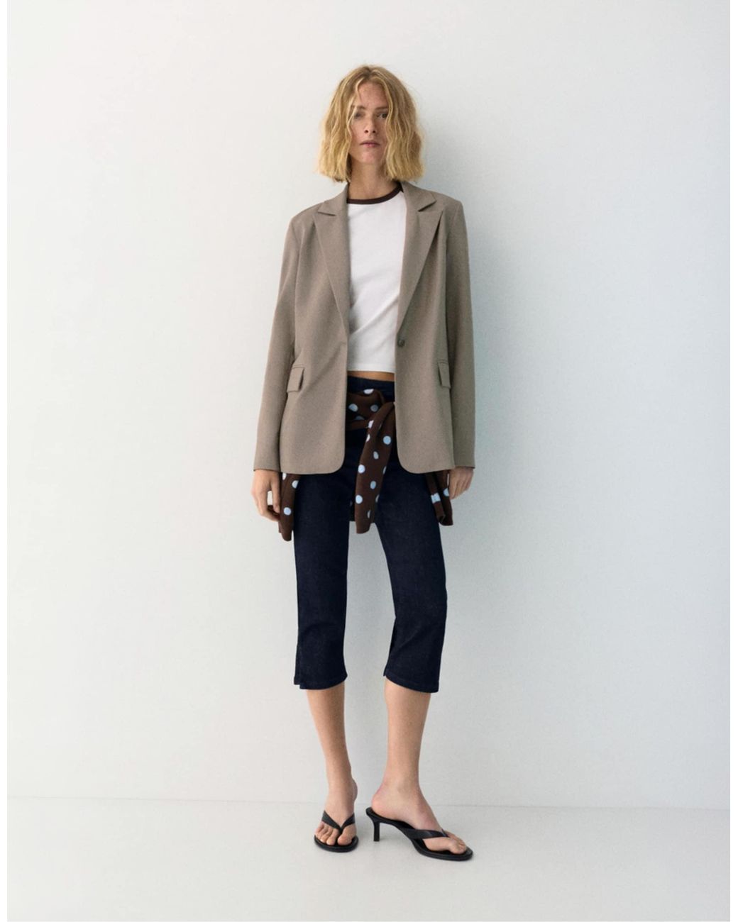Pull&Bear Natural – basic-blazer