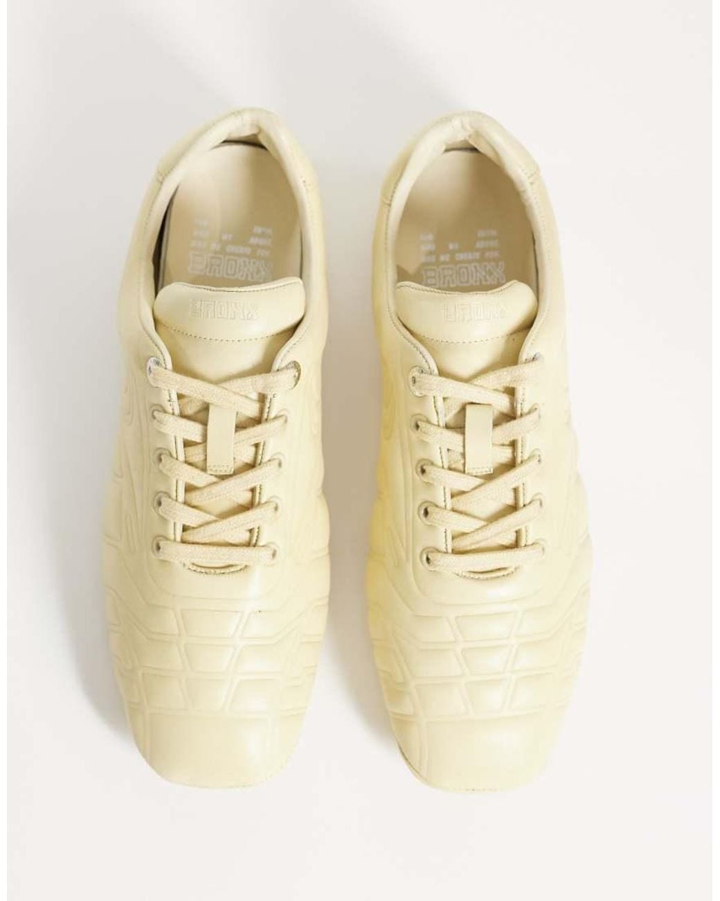 Bronx Natural Mad-dox Square Toe Trainers