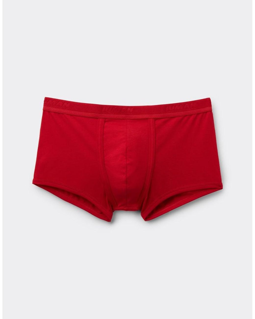 Intimissimi Red Superior Cotton Boxers With Logo for men