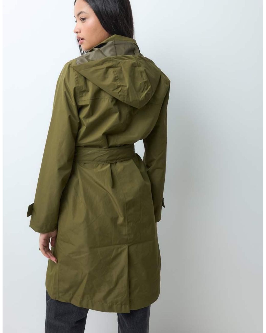 Regatta Green Sofia Trench Waterproof Coat