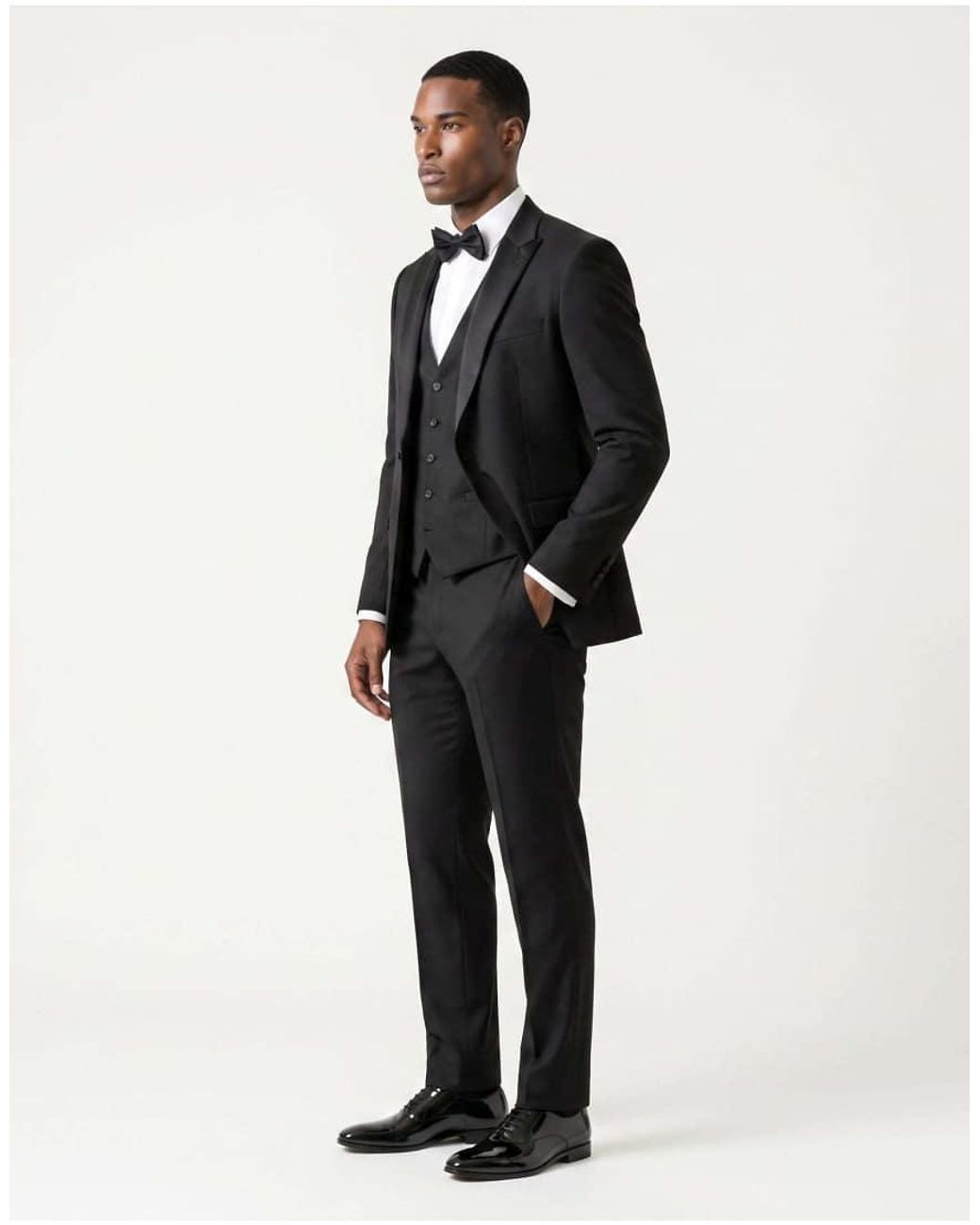 Harry Brown White Raffi Tux Suit Waisstcoat for men