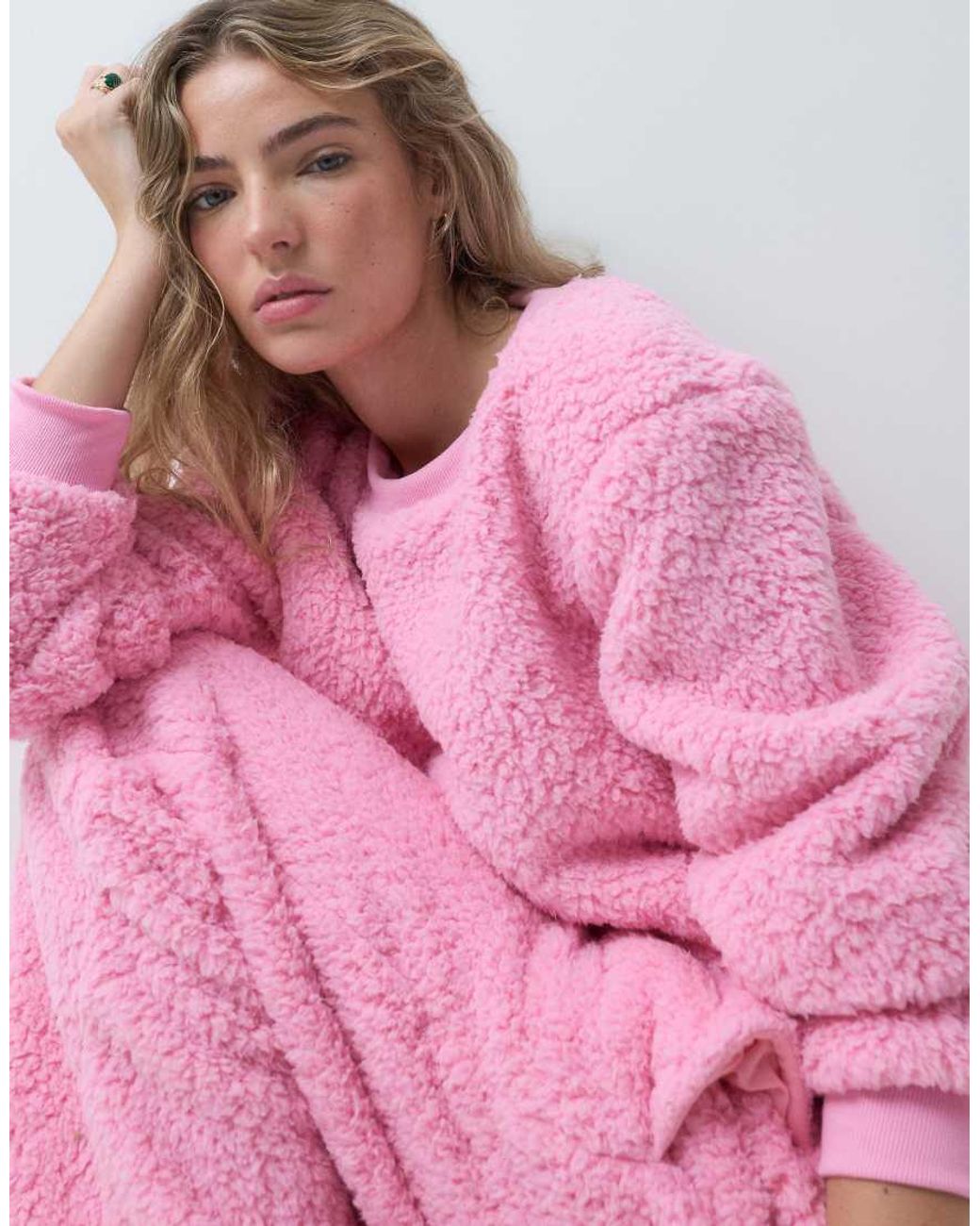 Loungeable Pink Cozy snuggle Lounge Set