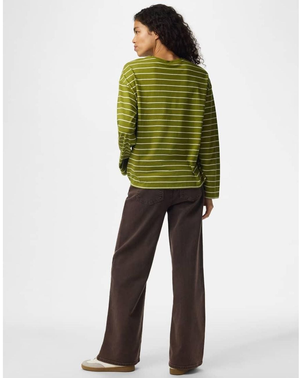 Pieces Green Long Sleeved Top