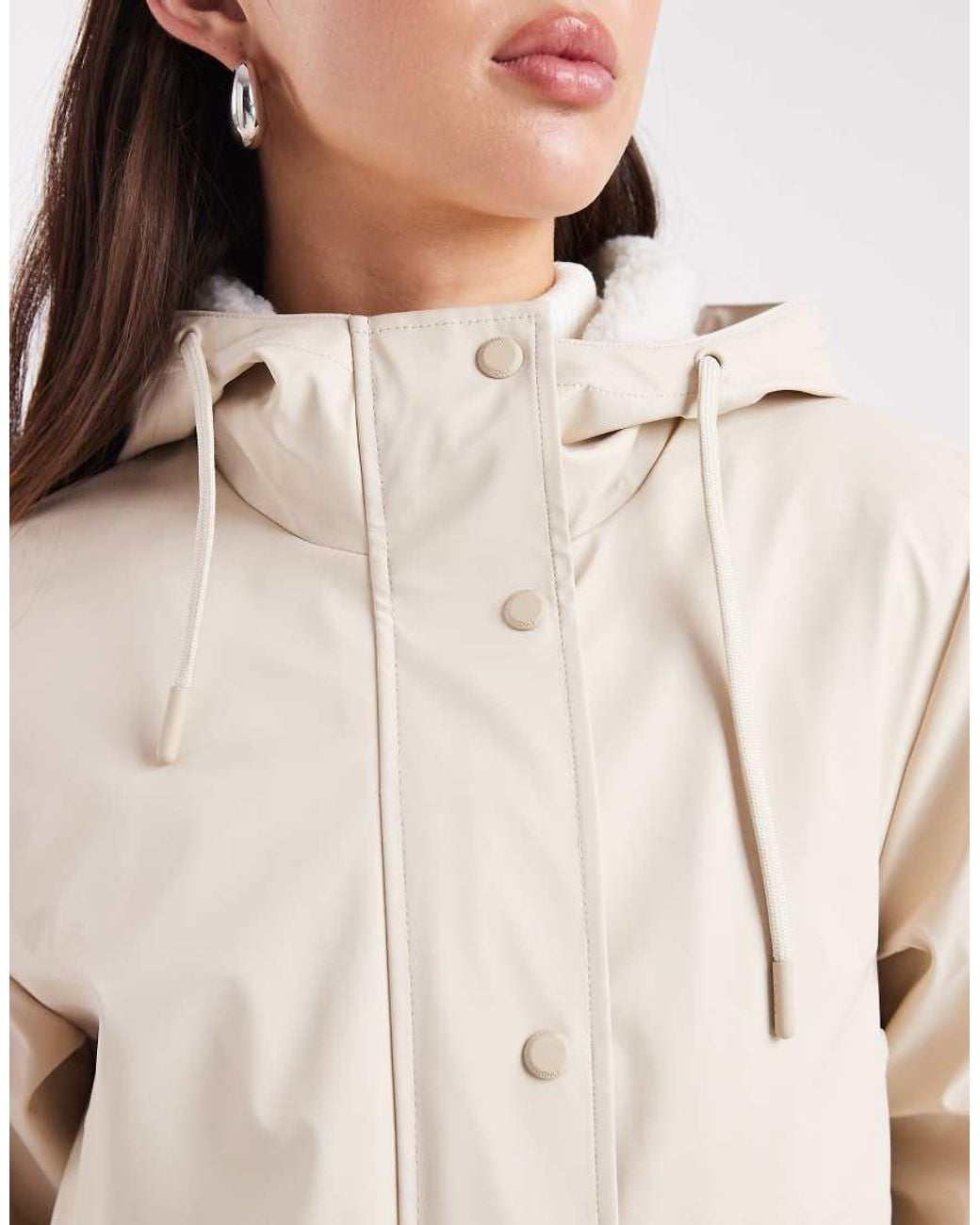 ONLY Natural Lined Rain Coat