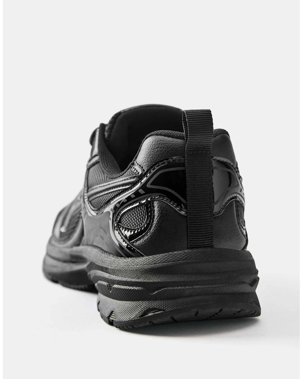 Pull&Bear – mehrteilige sneaker in Black für Herren