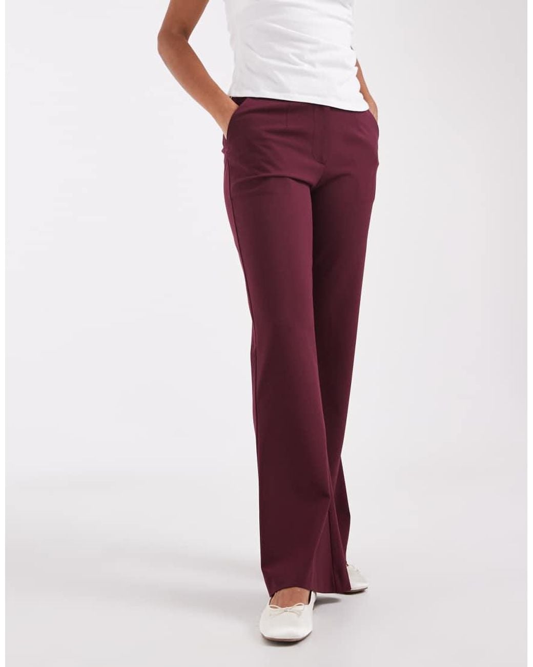ASOS Red Tailo Snatch Flare