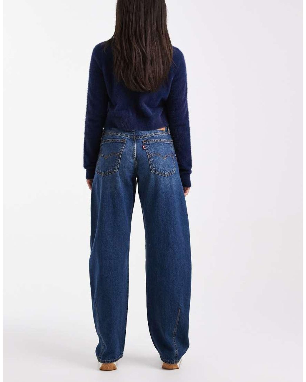 Levi's Blue baggy Dad Barrel Jeans