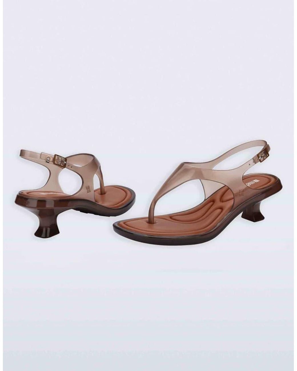 Melissa Brown Kitten Heel Sandal
