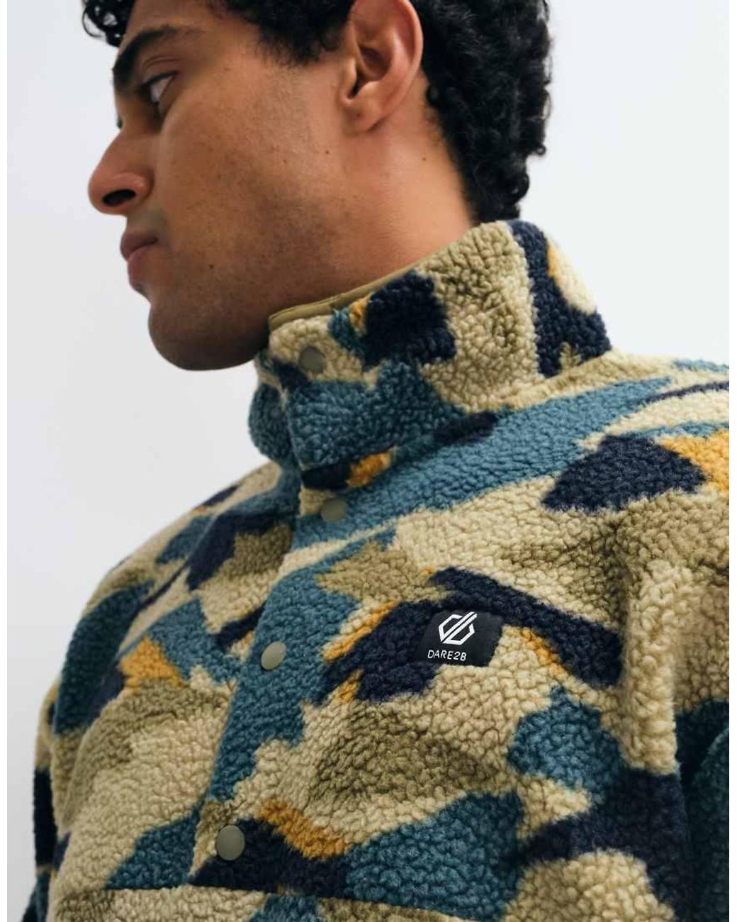 Dare 2b Green Cosy Printed Fleece for men