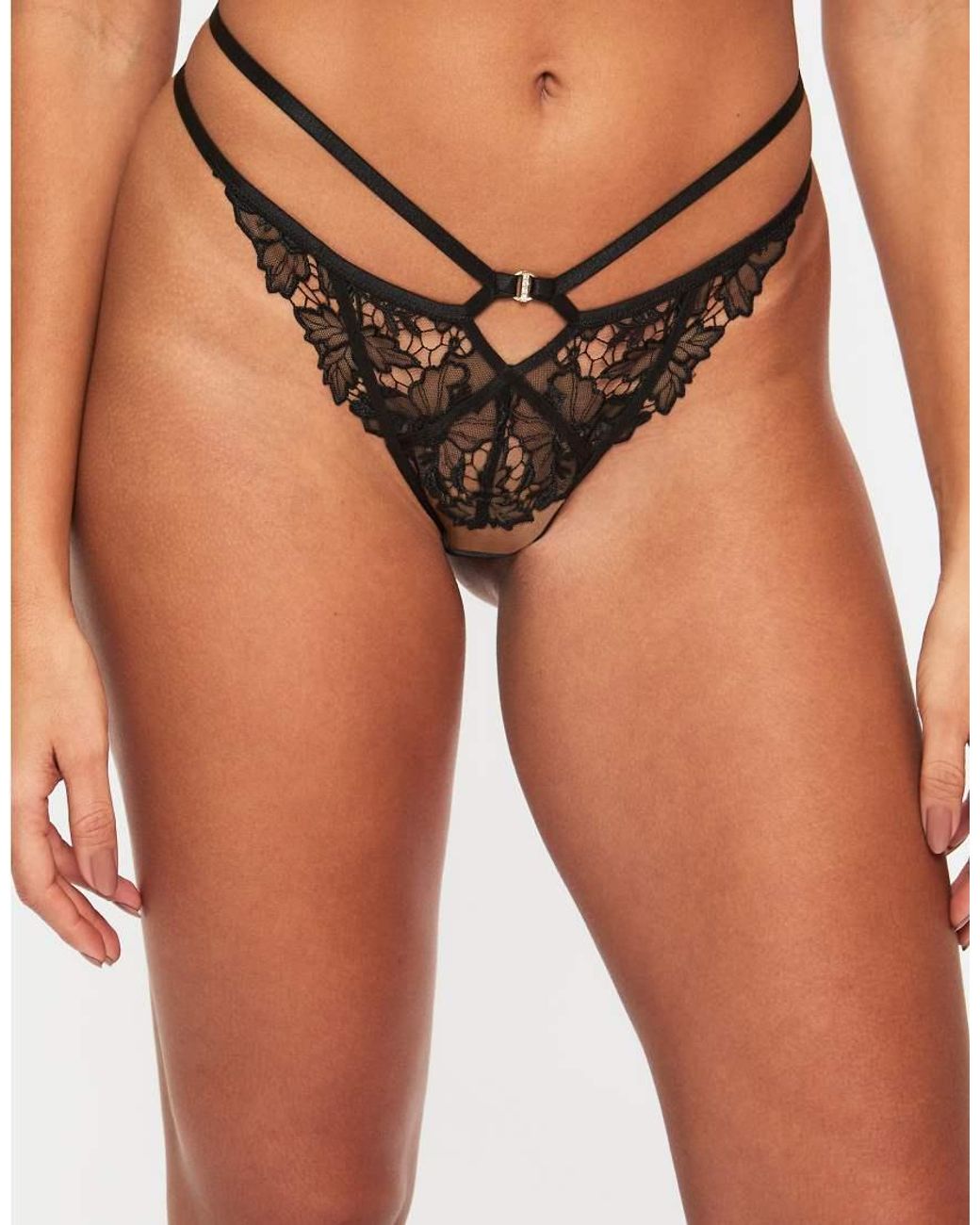 Ann Summers Black Untold Desire Thong