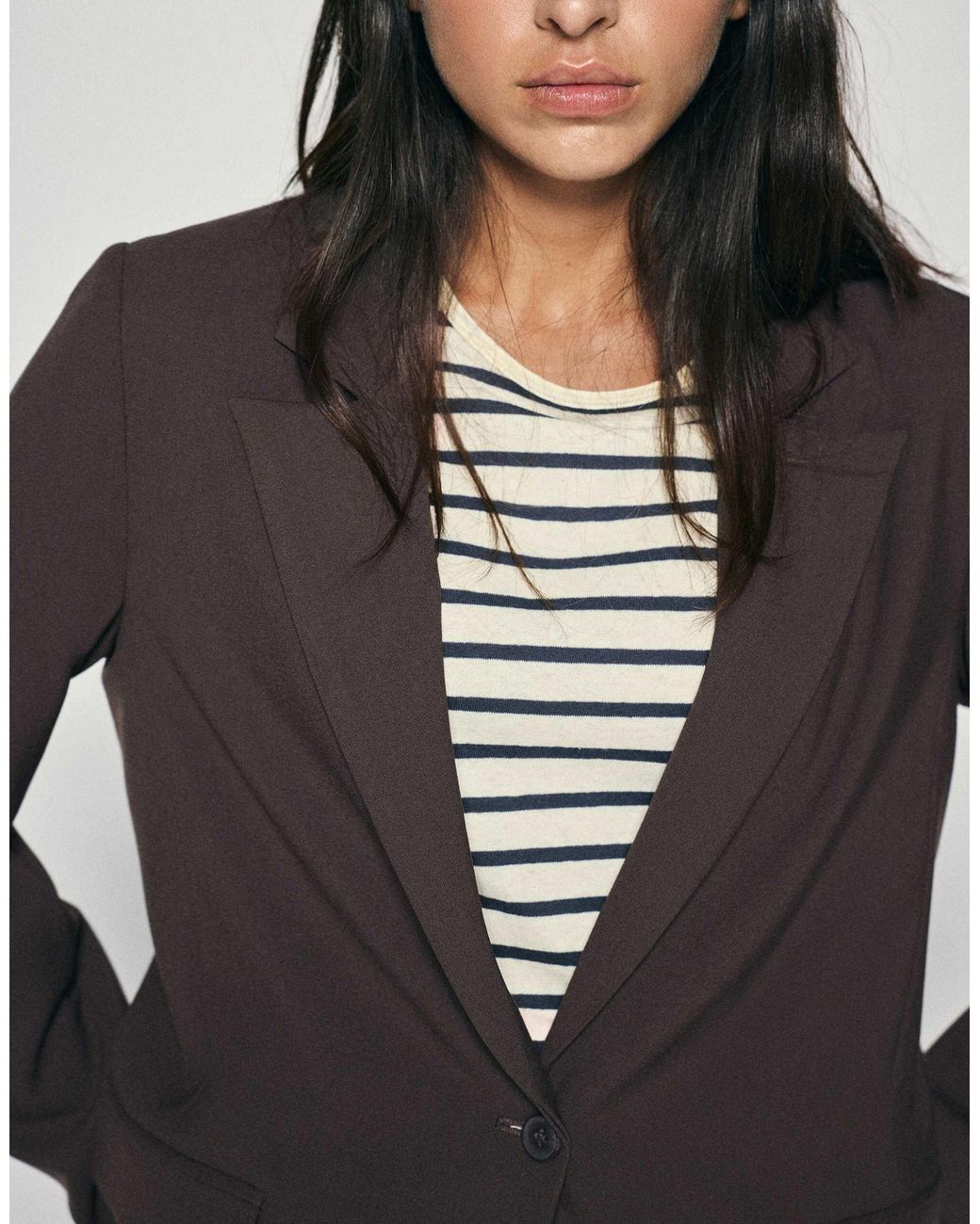 Pull&Bear Brown Basic-blazer