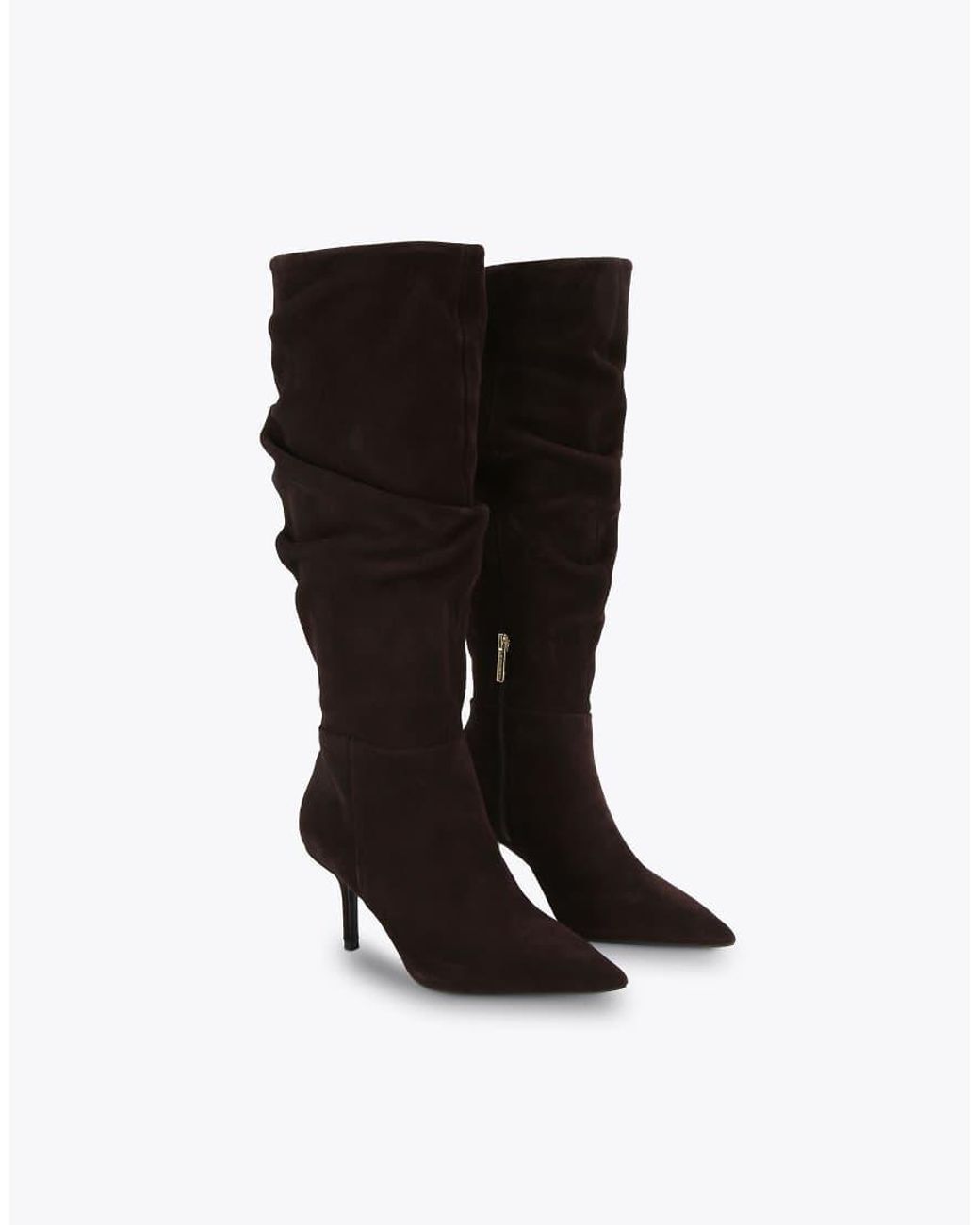 Carvela Kurt Geiger Black Spirit Slouch Knee Boots