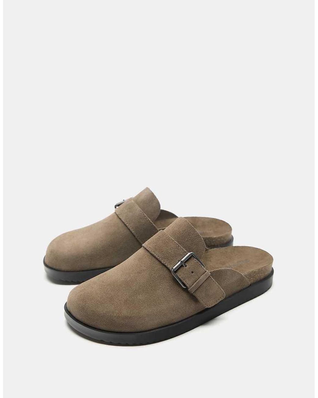Zoccoli di Pull&Bear in Brown da Uomo