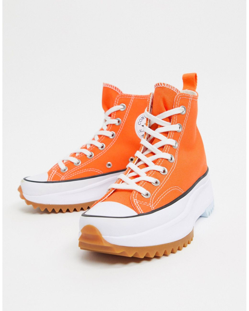 Zapatillas hi-top en naranja Run Star Hike Converse de color Naranja | Lyst
