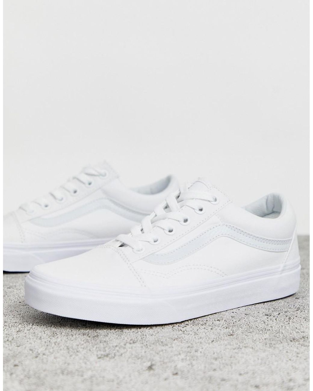 Classic Old Skool Triple White Trainers Classic Old Skool Triple White Trainers