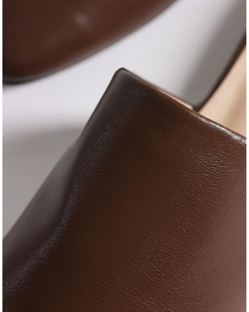 Public Desire Brown Emmi Flat Mules